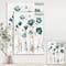 Designart - Fields of Turquoise Watercolor Flower I - Traditional Premium Canvas Wall Art